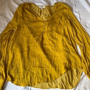 Maison D Amelie Elegant Mustard Blouse for Women